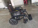 德伴电动轮椅老年人全自动轻便可折叠旅行残疾专用智能可躺代步YLB-W 【加强六减震】低靠700W+远程遥控 铅酸12A 实拍图