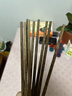 双枪鸡翅木筷子 中式分色筷 一人一筷家用无漆实木筷子5双装 实拍图