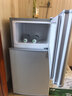 日普（RIPU）小冰箱迷你小型双门家用一级能效宿舍出租房办公室节能省电冷藏冷冻电冰箱 【一级能效】86升银色【小巧不占地】 实拍图