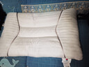 富安娜枕头纯棉颈椎枕决明子草本枕抗菌枕芯茶香舒睡枕单只 74*48cm 白 实拍图