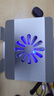 极川 360旋转笔记本散热器风压式风扇电脑支架铝合金带USB扩展器接口拓展坞拯救者电竞游戏本散热底座 实拍图
