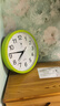北极星（POLARIS） 挂钟 时尚创意客厅钟表 简约石英钟2842绿色30cm新年焕新 实拍图