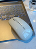 英菲克（INPHIC）M1二代无线蓝牙鼠标可充电办公轻音电量显示便携人体工学三模适用苹果惠普华为笔记本电脑ipad通用 【100%右手选这个+侧翼指托+光面】拿铁杏 实拍图