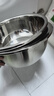 炊大皇 不锈钢盆筛五件套304钢加大加厚洗菜盆沥水和面盆沙拉拌菜调料盆 实拍图