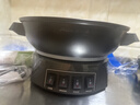 奥克斯（AUX）电炒锅铸铁无涂层一体多功能插电锅炒菜专用物理不粘电热锅大容量炖蒸煮煎电蒸锅家用电锅电火锅 标准款-32CM单笼【推荐3-5人】11L 实拍图