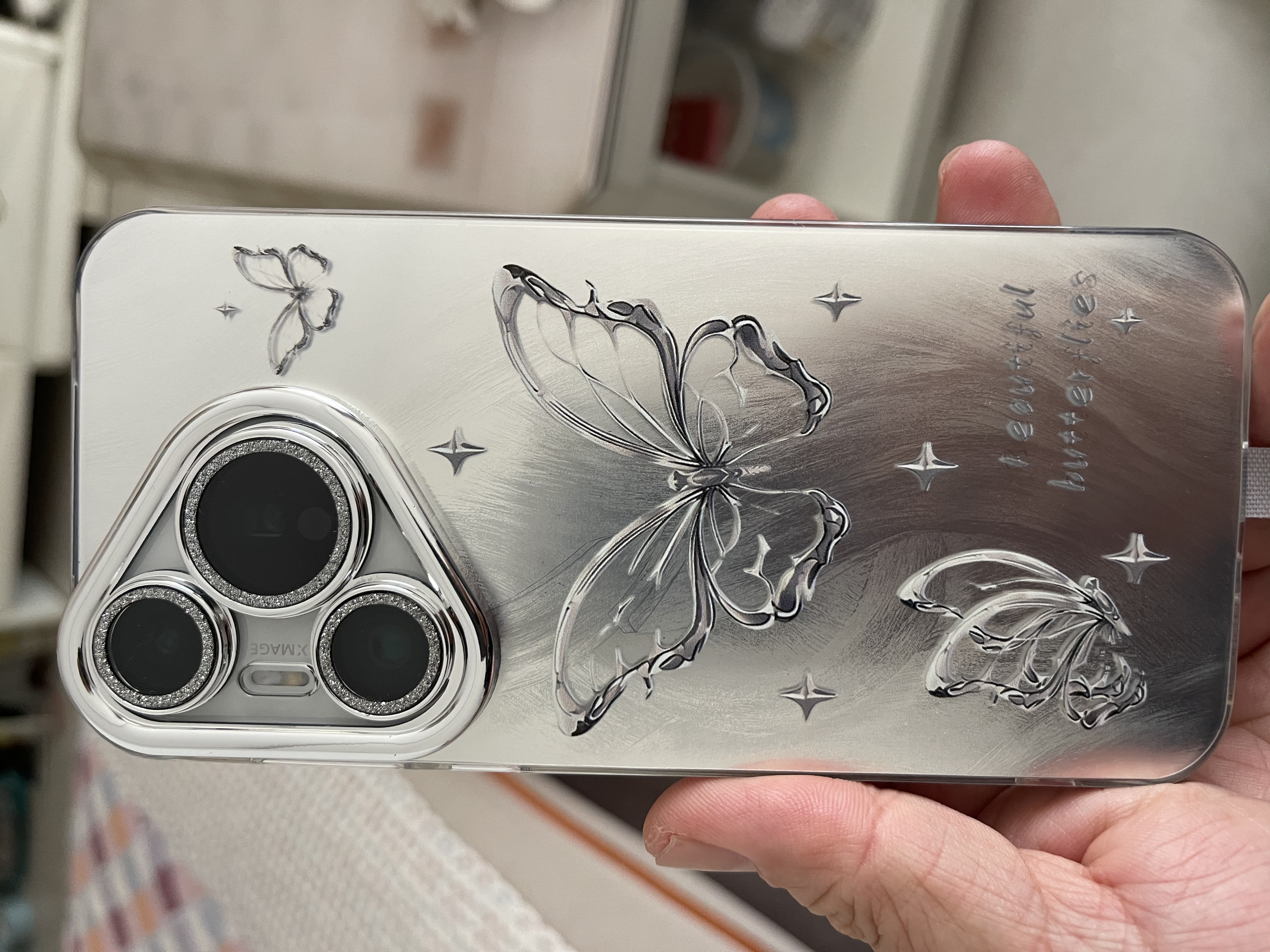 江铭【自带镜头膜】适用华为Pura70手机壳HUAWEI P70保护套镜头全包防摔网红高端可爱创意男女款带手链 实拍图