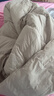 南极人100%羽毛被子冬季被芯 双人秋冬被6斤 200*230cm灰色 实拍图