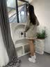 回力女鞋小白鞋新款秋季ins潮皮面鞋子女厚底休闲运动百搭透气板鞋女 米紫色【经典皮面，底厚4.5CM】 37 实拍图