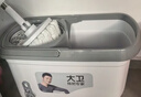 大卫旋转拖把36cm杆伸缩99-127cm 4头加厚拖布  D10双驱动免手洗 实拍图