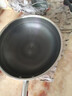 康巴赫炒锅不粘锅316L不锈钢炒菜锅32cm蜂窝平底煎炒锅电磁炉燃气灶通用 实拍图