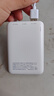 纽曼（Newmine）迷你充电宝5000毫安时超薄轻巧便携移动电源双USB输出入适用苹果安卓手机 3C认证可上飞机高铁 白 实拍图