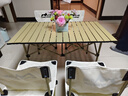 小魔露营装备全套户外桌椅套装折叠桌便携式露营桌椅 蛋卷桌五件套 实拍图