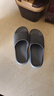 京东京造【3.5cm踩屎感】eva厚底拖鞋男士防臭休闲凉拖鞋 碳灰 44-45 实拍图