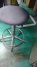 尔迈 实验室升降圆凳子可旋转工作台椅子办公车间皮质座椅 固定脚 实拍图
