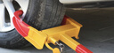 趣行 汽车轮胎锁 加厚加宽牛角车轮锁车器 加大12孔调节纯铜锁芯 实拍图