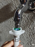 鲸万荟龙头配件洗衣机水龙头卡扣水嘴转四分口进水管接头接头JW1801 实拍图