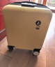 鹃羚行李箱小型可登机箱男女儿童拉杆箱旅行箱免托运密码箱次日达皮箱 米粉色14英寸20x30x40升级3节拉杆豪华内衬 14英寸 出差旅游春秋航空大容量可上飞机登机箱 实拍图