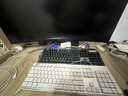 前行者GX 87/104键真机械手感游戏键盘鼠标套装有线静音薄膜键鼠台式电脑网吧笔记本办公背光USB外接外设 金属白-冰蓝光键盘【静音升级版】 实拍图