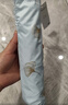 天堂 防紫外线晴雨伞三折 雨伞黑胶防晒太阳伞遮阳晴雨伞 净空蓝 实拍图