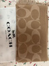 蔻驰（COACH）【品牌直供】男女同款流苏绵羊毛围巾驼色CU807礼物 实拍图