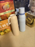 苏泊尔（SUPOR）保温杯女士不锈钢大容量水杯高颜值茶杯车载便携杯子教师节礼物 麦芽黄500ml【24小时保温】 实拍图