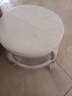 【京喜甄选】椅子万向轮美缝凳子带轮旋转擦地矮凳美甲修脚凳滑轮 儿童凳-米白色款 实拍图