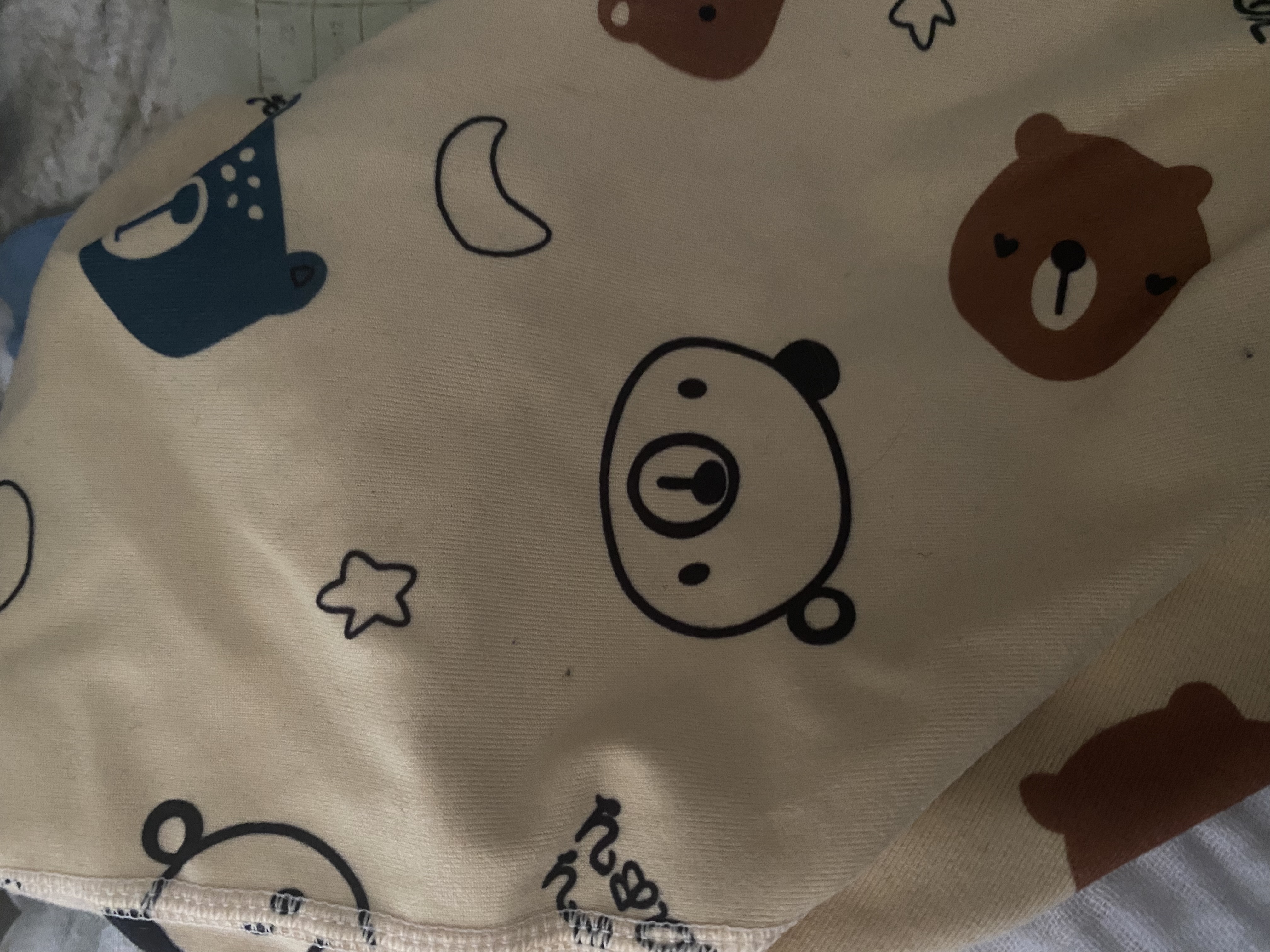 尼多熊宝宝围脖春秋小月龄婴幼儿脖套防风保暖儿童护颈春秋款宝宝围巾 实拍图