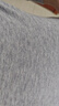 优衣库HEATTECH EXTRA WARM混纺圆领T恤/9分袖男装9%羊绒481441 481441/03灰色 S 实拍图