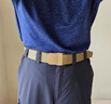 半支烟帆布腰带男士无金属过安检自动扣百搭户外皮带男女军训裤带送礼物 实拍图