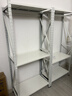 货架衣柜家用简易卧室开放式落地角钢衣架出租房衣物组装收纳架子 【三层白色】高180cm 长80*宽40cm【赠挂衣杆*2】 实拍图