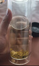 富光男女士双层玻璃杯 高硼硅玻璃304茶隔水杯子 带茶隔泡茶杯500ml 实拍图