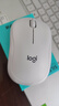 罗技（Logitech）M221 轻音鼠标 无线鼠标 办公鼠标 对称鼠标 带无线微型接收器 米白色 实拍图