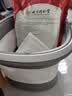 侑家良品折叠泡脚桶过小腿便携式带盖保温家用泡脚桶折叠 实拍图