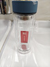 富光 男女士双层玻璃杯 高硼硅泡茶杯 茶水分离水杯带茶隔杯子500ml 实拍图