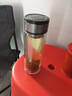 【京东物流配送】高硼硅双层玻璃杯大容量泡茶杯水杯子茶水分离杯 【双层加厚】茶杯350ml1只 实拍图