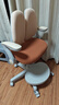 读书郎儿童学习椅中小学生写作业写字椅子家用可升降椅调节背座椅 一键自动追背+固定气杆+前置刹车轮 咖 实拍图
