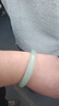 子龙新款胖圆条高品晴水玉髓手镯玛瑙天青冻浅绿玛瑙玉镯女款玉镯子 浅晴水10mm 57-58 实拍图