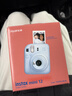 富士（FUJIFILM）instax  mini12 一次成像 立拍立得相机 mini12 绣球蓝 套餐四（官方标配+水晶壳+肩带+白边相纸10张） 实拍图