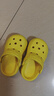 牧童儿童拖鞋夏男宝宝洞洞鞋软底女童卡通洗澡婴幼儿家居鞋奶狮黄140 实拍图