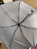 【全网爆款】手动UV折叠雨伞男女晴雨伞两用防晒遮阳黑胶伞 【新人福利】7骨 纯色随机无黑胶 实拍图