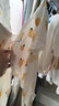 贝瑞加（Babyprints）新生儿连体衣2件装男女宝宝长袖纯棉内衣卡通护肚爬服 黄59 实拍图