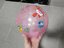 超级飞侠皮球1-5号婴幼儿专用彩印拍拍球无毒弹力球玩具儿童宝宝 2号球 星闪皮球红色 实拍图
