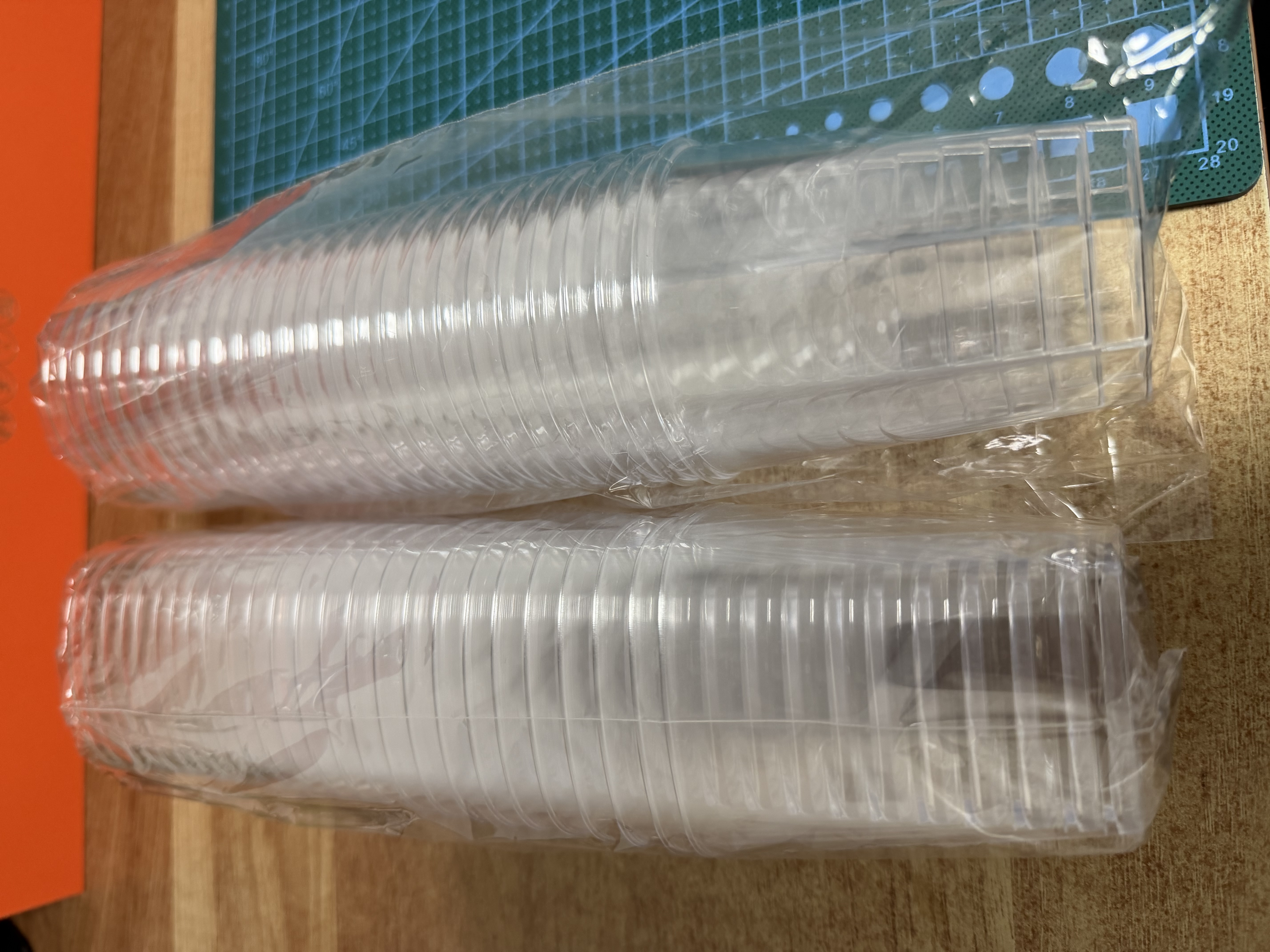洁日邦一次性航空杯方杯180ml*50只透明塑料杯喝水杯硬塑料杯啤酒杯茶杯 实拍图