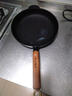 典匠铸铁平底锅聚油煎锅26cm无涂层加厚生铁牛排煎锅早餐煎蛋烙饼锅 实拍图