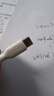 贝尔金（BELKIN）数据线 100W快充 Type-C充电线 PD快充 苹果笔记本电脑充电 ipad充电 2米编织线白色 CAB014 实拍图