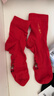 浪莎袜子女士春夏季大红袜子本命年纯棉刺绣结婚鸿运骐骥红马年中筒袜 实拍图