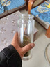 【京东物流配送】高硼硅双层玻璃杯大容量泡茶杯水杯子茶水分离杯 【双层加厚】茶杯350ml1只 实拍图