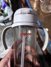 贝亲（Pigeon）自然成长翻盖直饮吸管 大童奶瓶330ml 经典款 18月+  AA278 实拍图