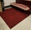 商用加厚防滑地垫酒店商超迎宾防水地毯大块可裁剪门外公司蹭脚垫 酒红色-环保TPR七条纹 80*120cm 实拍图