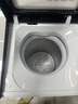 双鹿洗衣机半自动家用大容量双桶双缸波轮式洗脱一体机  家用商用租房家庭理发店酒店洗车行 23公斤【洗15+脱8】 双不锈钢+蓝光洁净 双缸 实拍图